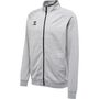 Hummel Hmlmove Grid Cot. Zip Jacket - grey melange