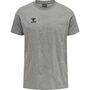 Hummel Hmlmove Grid Cotton T-Shirt S/S - grey melange