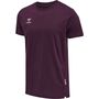 Hummel Hmlmove Grid Cotton T-Shirt S/S - grape wine