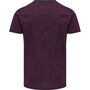 Hummel Hmlmove Grid Cotton T-Shirt S/S - grape wine