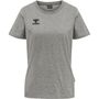 Hummel Hmlmove Grid Cot. T-Shirt S/S Woman - grey melange