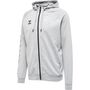 Hummel Hmlmove Grid Cotton Zip Hoodie - grey melange