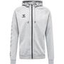 Hummel Hmlmove Grid Cotton Zip Hoodie - grey melange