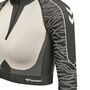 Hummel Hmlmt Mila Seamless Crop Half Zip - black/chateau grey