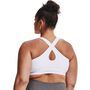 Under Armour Ua Crossback Mid Bra& - white