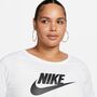 Nike Sportswear Essentials Damen-T-Shirt mit Logo (gro�e Gr��e)