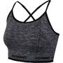 Hummel Hmlte Cami Seamless Sports Top - black melange