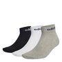 adidas Kinder Think Linear Ankle Socken, 3 Paar 