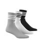 adidas Kinder 3-Streifen Cushioned Crew Socken, 3 Paar