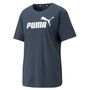 Puma Ess Logo Boyfriend Tee - dark night