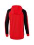 Erima Six Wings Training Jacket With Hood - red/black