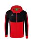 Erima Six Wings Training Jacket With Hood - red/black