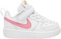 Nike Kinder Sneaker Freizeitschuhe Nike Court Borough Low 2 (Tdv)   white/coral chalk