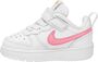 Nike Kinder Sneaker Freizeitschuhe Nike Court Borough Low 2 (Tdv)   white/coral chalk