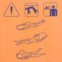 Energetics Ki.-Schwimmhilfe Kids Kickboard - orange