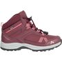 McKINLEY Ki.-Wander-Stiefel Maine Ii Mid Aqb J - red wine/charcoal/re