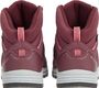 McKINLEY Ki.-Wander-Stiefel Maine Ii Mid Aqb J - red wine/charcoal/re