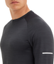 Energetics He.-Langarmshirt Ailo Ls M - melange/black/black