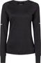 Energetics Da.-Langarmshirt Evii L/S W - melange/black/black