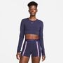Nike Damen Sweatshirt W Np Df Crop Ls Femme