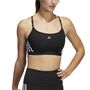 adidas adidas Aeroreact Training Light-Support 3-Streifen Sport-BH