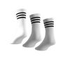 adidas 3-Streifen Cushioned Crew Socken, 3 Paar