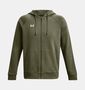 Under Armour Ua Rival Fleece Fz Hoodie - marine od green