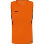 Jako Tanktop Challenge - neonorange/schwarz