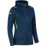Jako Freizeitjacke Challenge Mit Kapuze - marine meliert/neongelb