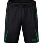 Jako Trainingsshort Challenge - schwarz/sportgr�n