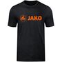 Jako T-Shirt Promo - schwarz meliert/neonorange