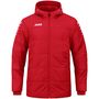 Jako Coachjacke Team Mit Kapuze - rot