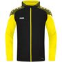 Jako Kapuzenjacke Performance - schwarz/soft yellow