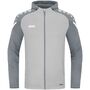Jako Kapuzenjacke Performance - soft grey/steingrau
