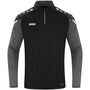 Jako Ziptop Performance - schwarz/anthra light
