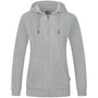 Jako Kapuzenjacke Organic - hellgrau meliert