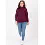 Jako Sweatjacke Doubletex - maroon