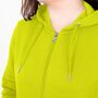 Jako Kapuzenjacke Organic - lime