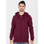 Jako Kapuzenjacke Organic - maroon