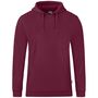 Jako Kapuzensweat Organic - maroon