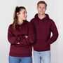 Jako Kapuzensweat Organic - maroon