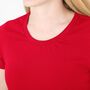 Jako T-Shirt Organic Stretch - rot