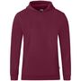 Jako Kapuzensweat Organic - maroon