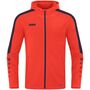 Jako Kapuzenjacke Power - flame/marine