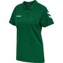 Hummel HMLGO COTTON POLO WOMAN - evergreen