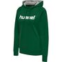 Hummel Hmlgo Cotton Logo Hoodie Woman - evergreen