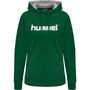 Hummel Hmlgo Cotton Logo Hoodie Woman - evergreen