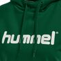 Hummel Hmlgo Cotton Logo Hoodie Woman - evergreen