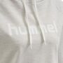 Hummel Hmlgo Cotton Logo Hoodie Woman - egret melange