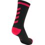 Hummel Elite Indoor Sock Low - black/diva pink